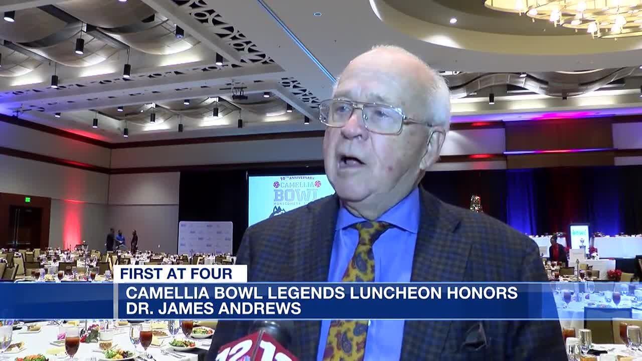 Camellia Bowl Legends Luncheon honors James Andrews YouTube