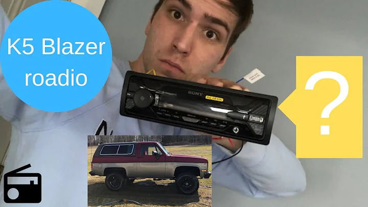 1973 - 1991 k5 blazer radio install  (Square body Chevy)