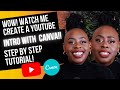 Making a YouTube Video Intro In Canva | Canva Tutorial 2021 | YouTube Intro In Canva