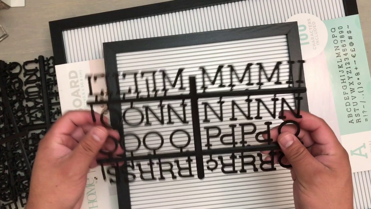 New Letter Boards at Joanns YouTube