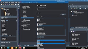 Delphi | Change VCL style at runtime.