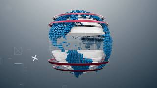 Broadcast Globe Logo | Davinci Resolve Template