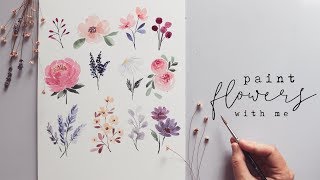 Every Watercolor Flower You'll Ever Need!