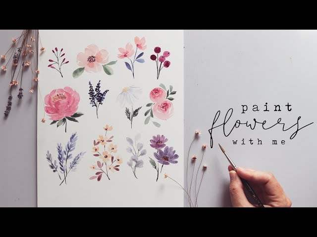 Every Watercolor Flower Youll Ever Need!