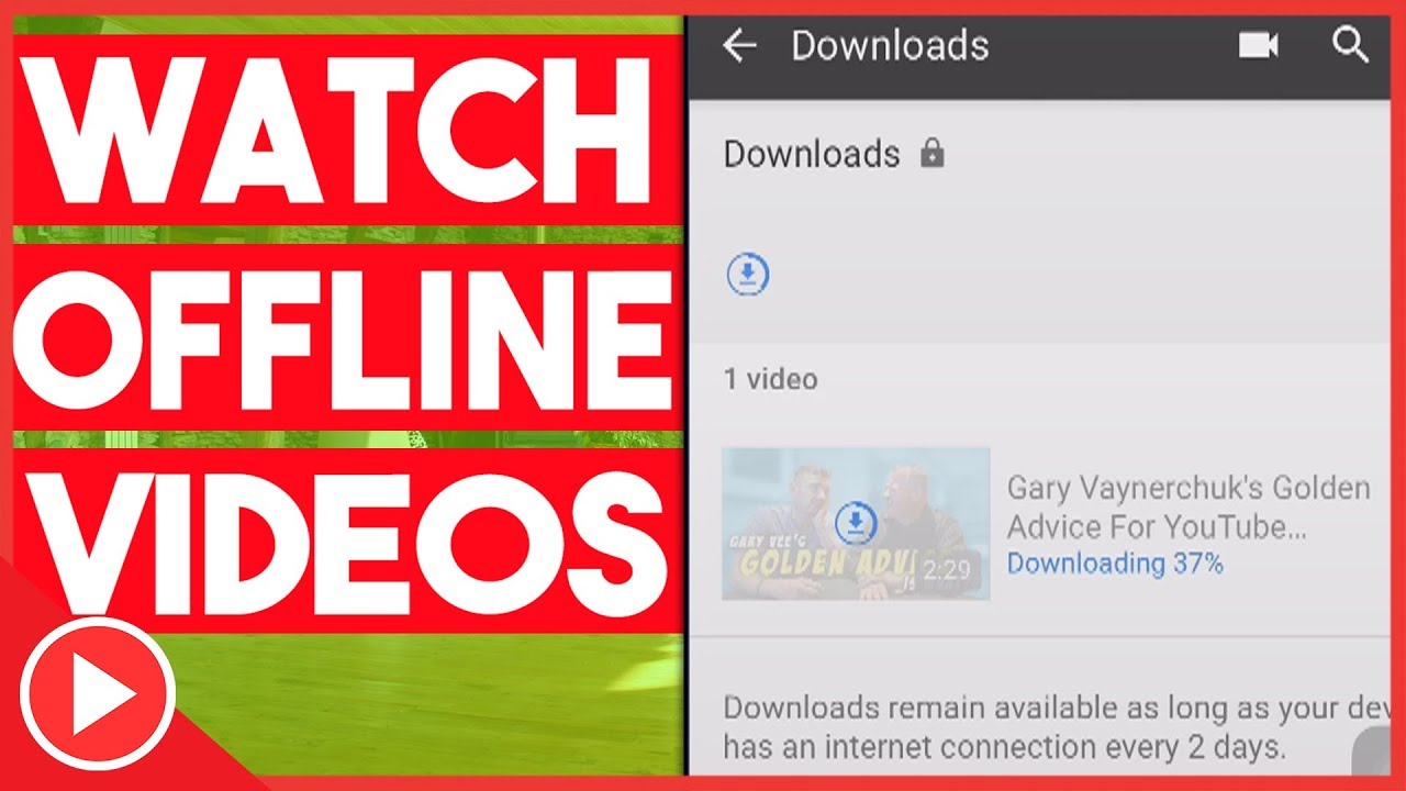 download youtube videos for offline