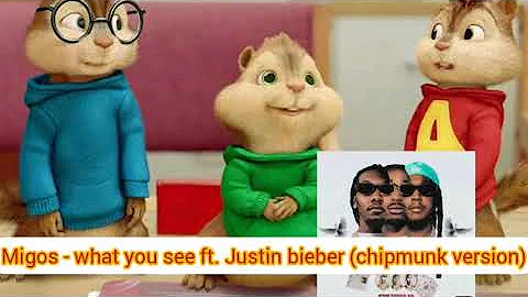 Migos - what you see ft. Justin Bieber (chipmunk version)