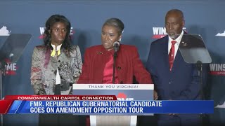Winsome Earle-Sears launches campaign trail against proposed amendments on abortion, same-sex marria