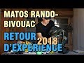 RETOUR D'EXPÉRIENCE 2018 MATÉRIEL DE RANDONNÉE ET BIVOUAC EN AUTONOMIE / POST HIKE GEAR REVIEW