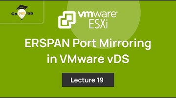 Teaser of Lecture 19. What is ERSPAN Port Mirroring in VMware Distributed Switch: ESXi Networking