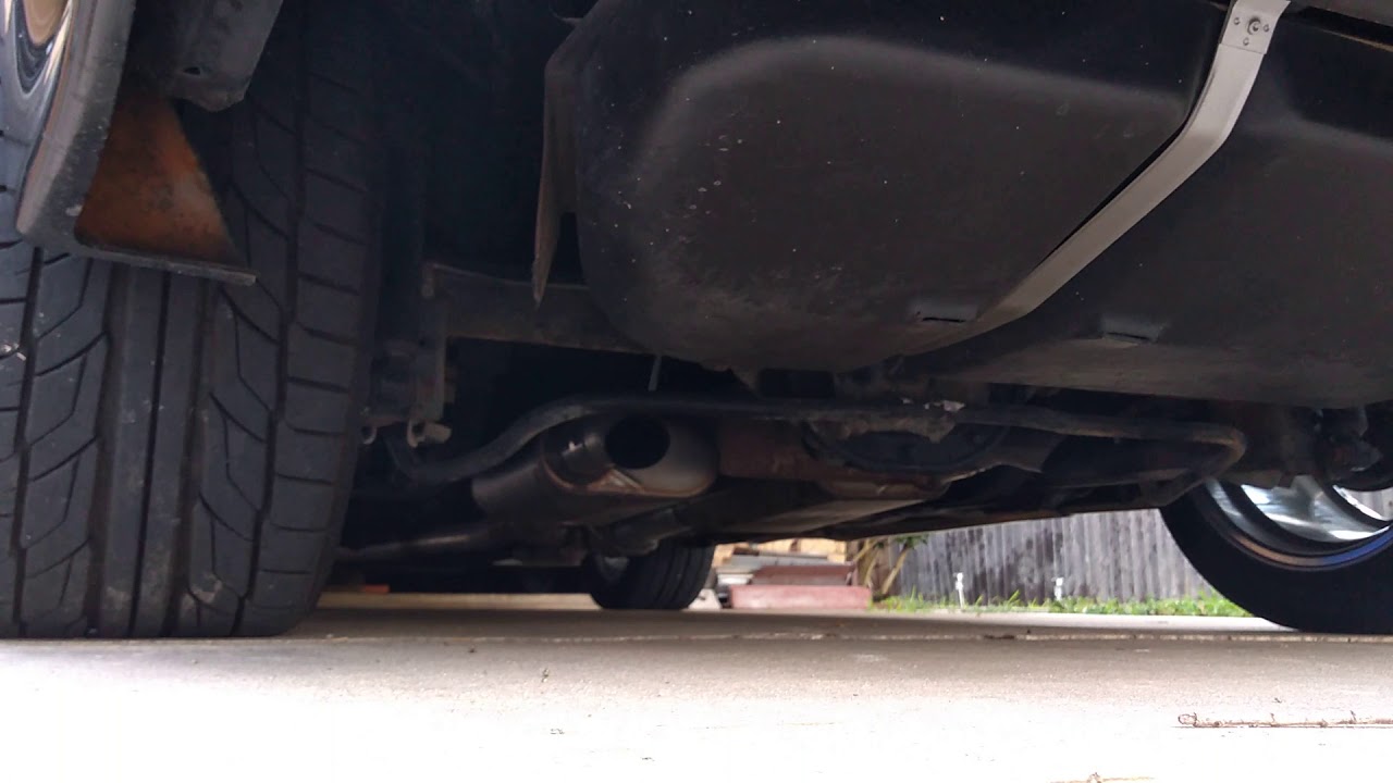 Black Widow Exhaust Foxbody Mustang YouTube