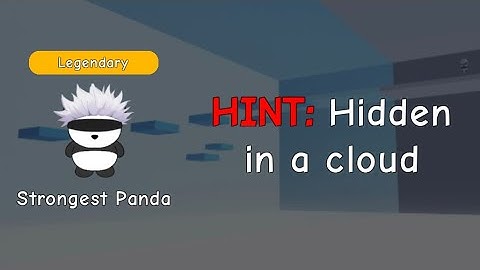 How To Get The “Strongest” Panda | Find The Pandas #roblox #panda