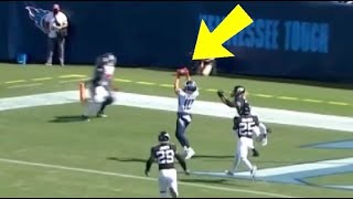 Ryan Tannehill Absorbs Bit Hit & Still Throws a Touchdown Pass | Jaguars Vs Titans | NFL 2020 Week 2
