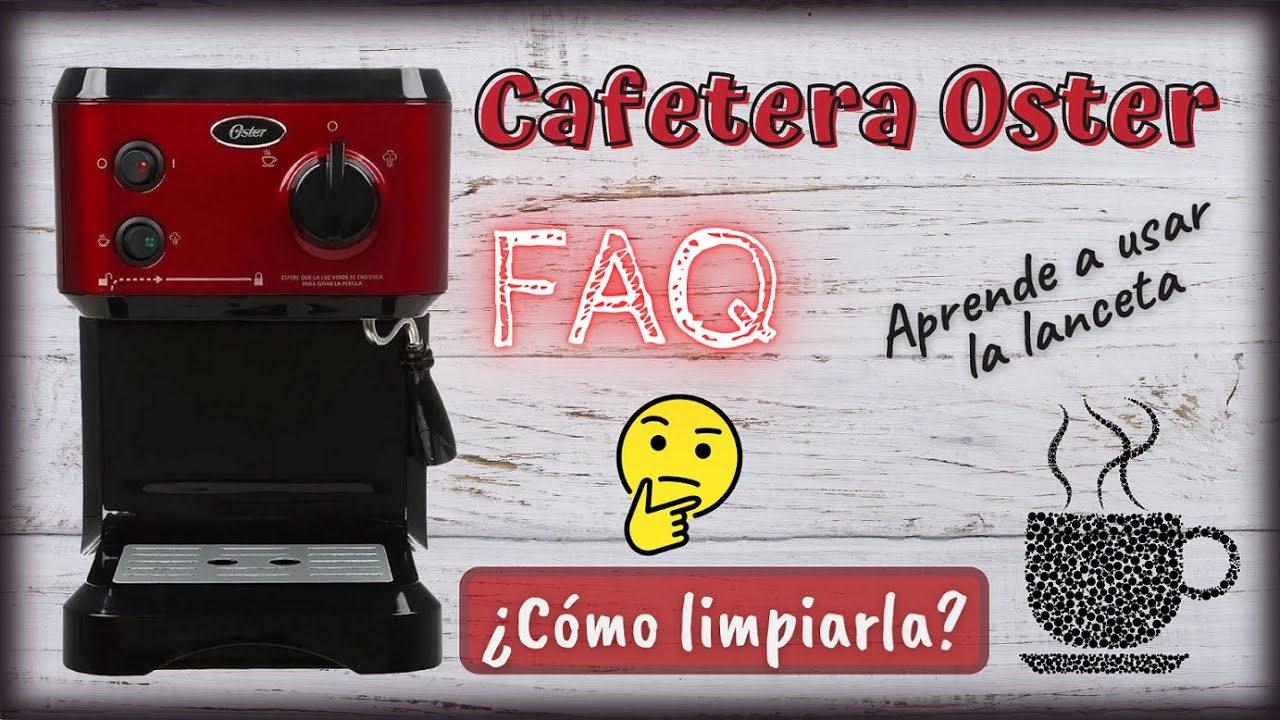 Cafetera OSTER 19 Bares | Limpieza, Dudas y Respuestas - YouTube