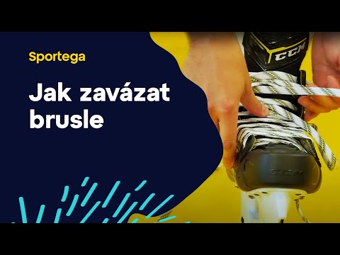 Video: Jak šněrovat Brusle