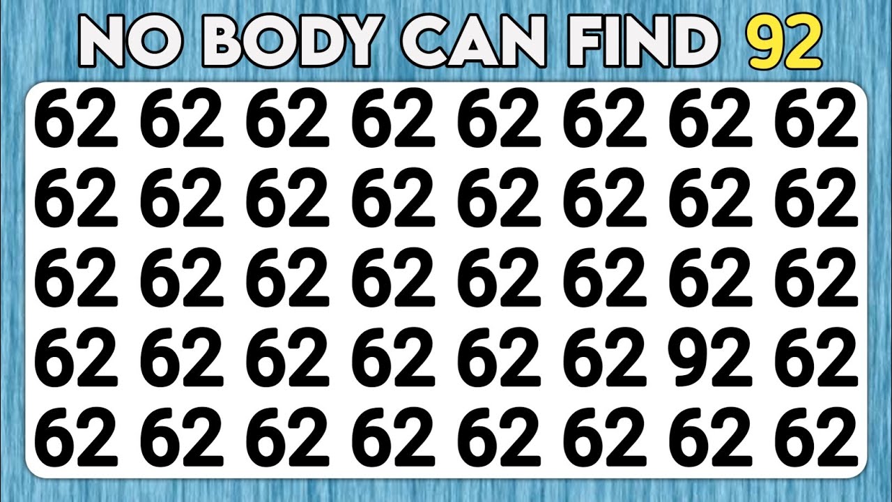 Find the Odd One Out | Number and Letter Edition | Spot the Odd One Out ...