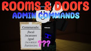 All admin commands | Rooms \& Doors