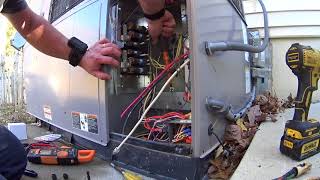 11-17-17 Carrier Heatpump Package Unit Auxiliary Heat Issues - YouTube