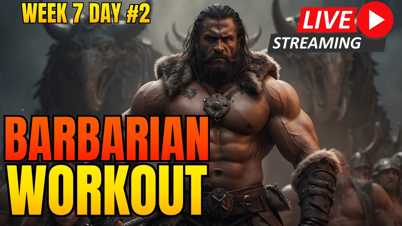 Barbarian Workout Day Week 7 Day#2! #Fitness #Barbarian