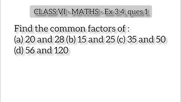 Q 1 - Ex 3.4 - Playing with Numbers - Chapter 3- Class 6th NCERT Maths | Class 6 maths ex 3.4 ques 1
