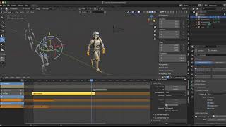 Blender-Mixing Motion Capture Clips