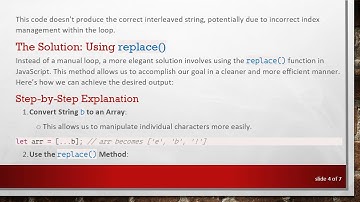 Interleaving Two Strings of Different Lengths: A JavaScript Solution