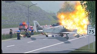 ✈️MASSIVE PLANE CRASH EMERGENCY…🚨 Road Closures &amp; Control (ER:LC) | RCPD, DOT Responded! | Tier - 2