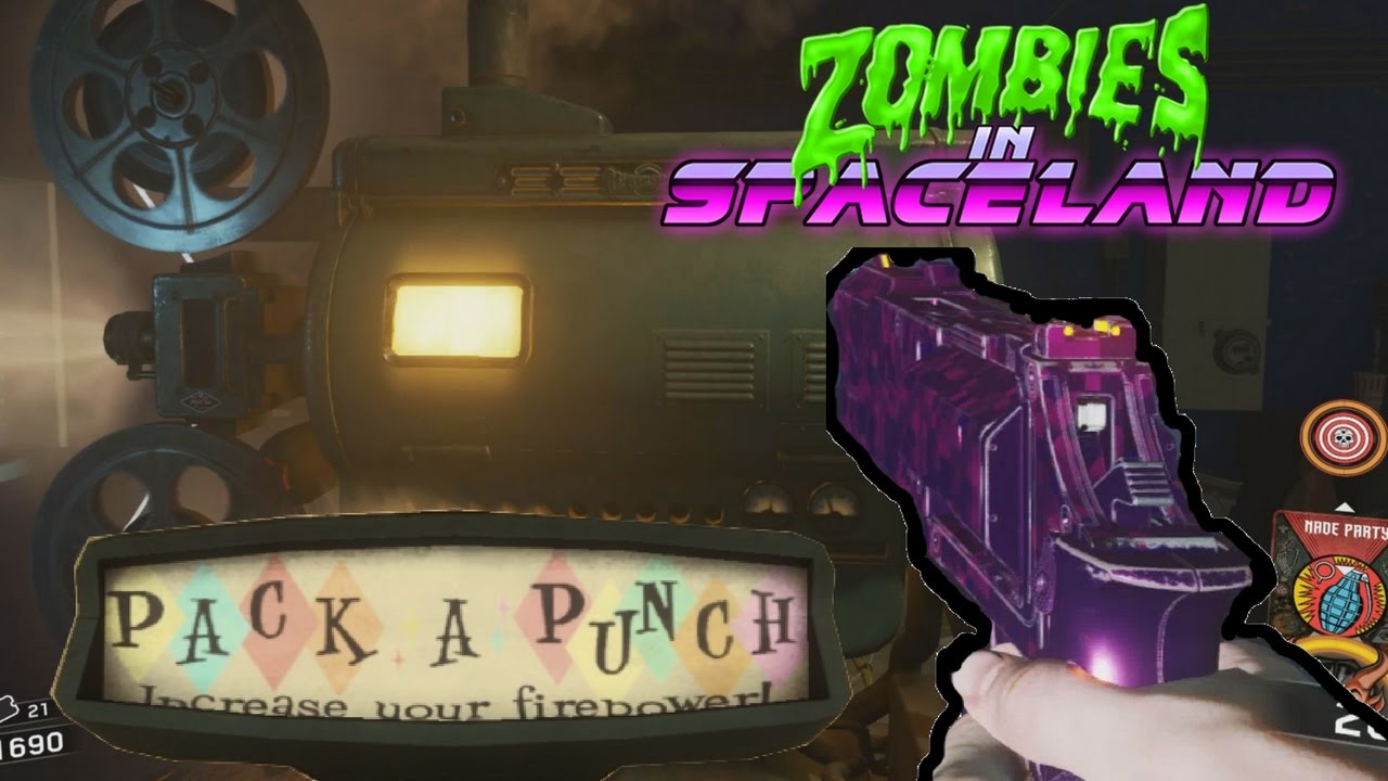 HOW TO FIND THE PACK A PUNCH MACHINE ZOMBIES IN SPACELAND! (PaP, All
