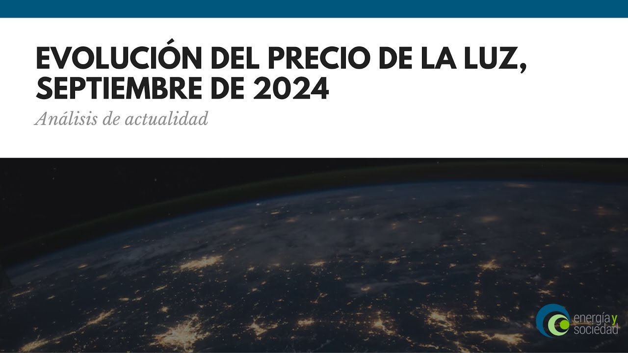 Evolución trimestral del precio de la luz - Septiembre 2024 - YouTube