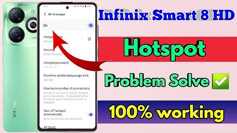 infinix smart 8 hd hotspot not working, infinix smart 8 hd hotspot settings