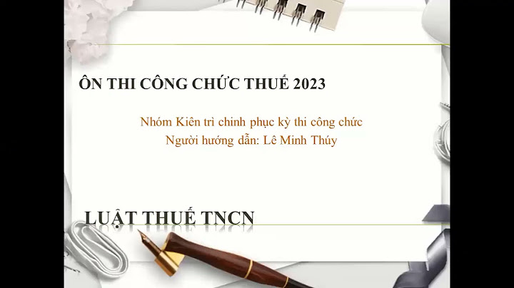 Công văn mới áp dụng thuế tncn huyện nhà bè