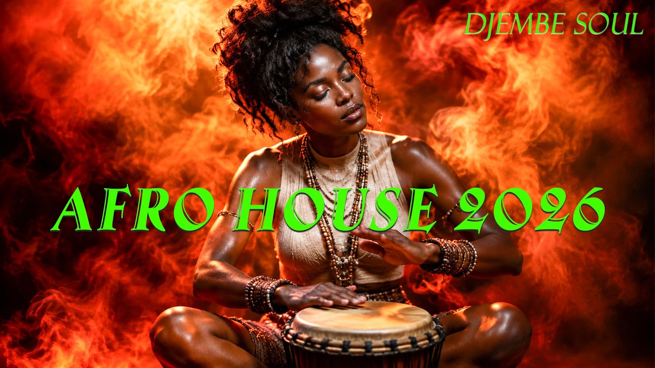 2 Hour Deep Afro House Djembe 2026 | Chill Relax Focus Energy Groove ...