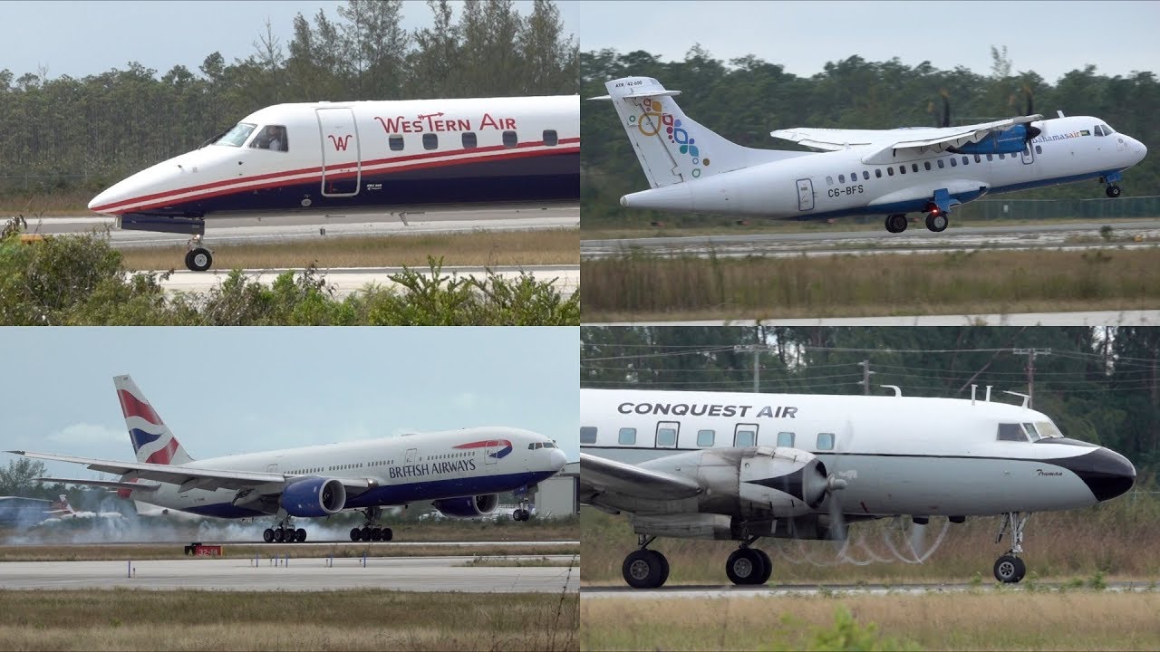 Bahamas | Jan 25/2019 Planespotting Compilation | RWY 32 | 12-5PM