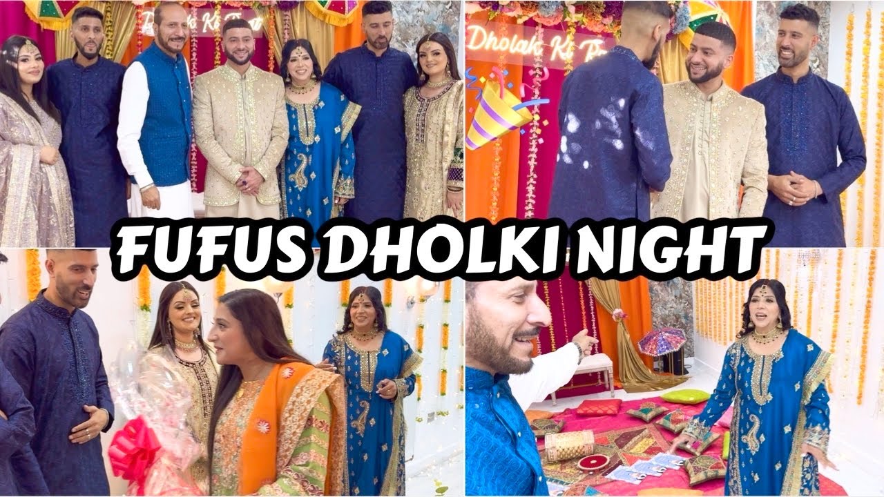 FUFU KI SHAADI KI PEHLI DHOLKI NIGHT 🎉|| DHOLAK KI RAAT 🤩