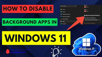 How to Disable Background Apps in Windows 11 (Updated 2025) | Simple Step By Step Guide