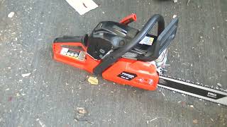 Brand New PRORUN PCS560C chainsaw unboxing  #chainsaw #gardening #budget #wood #engine