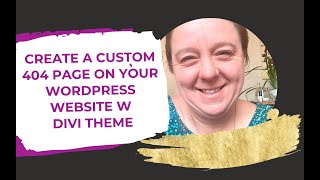 How to create a custom 404 page in your Divi website