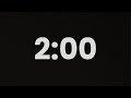 2 Minute Timer with Ticking Sound | 120 Second Countdown Timer