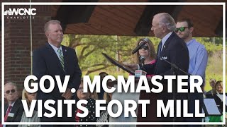 Gov. McMaster visits Fort Mill for ceremony honoring hometown heroes Thursday