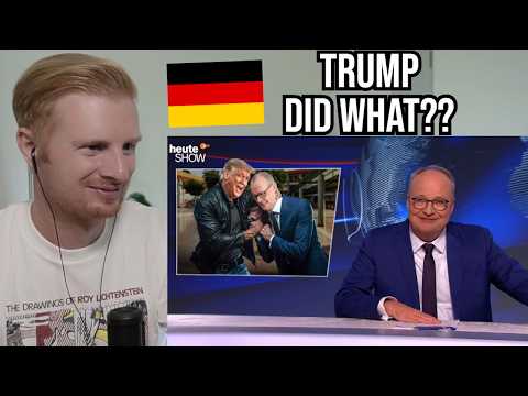 Reaction To German Satire DESTROYS Donald Trump (Heute Show)