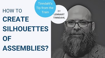 How to create silhouettes of assemblies in SOLIDWORKS 2020?