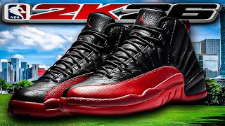 HOW TO MAKE Air Jordan 12 “ Flu Game (2025)” In NBA 2K26 Shoe Creator 