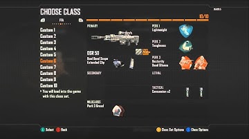 Black Ops 2 Class setup: Thx For 300!