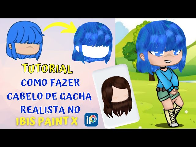 Como fazer cabelo realista! [Tutorial] • Gacha life • 