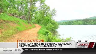First Day Hike in several Alabama state parks on January 1