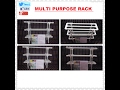 DIY-HOME MADE MULTI PURPOSE RACK MADE WITH PLASTIC PIPES (IN HINDI)