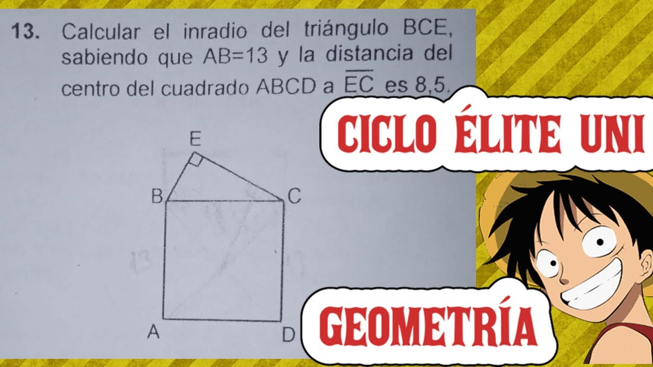 5 PREGUNTAS EXAMEN CICLO ÉLITE UNI | GEOMETRÍA