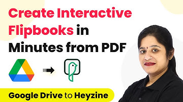 How to Create Interactive Flipbooks in Minutes from PDF | Google Drive & Heyzine Automation