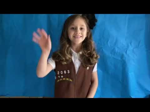 Video: Sælger Daisy Girl Scouts cookies?