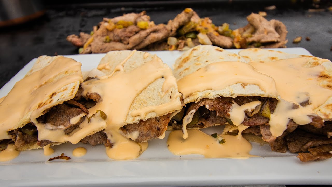 Blackstone Griddle Cheesesteak Quesadilla YouTube