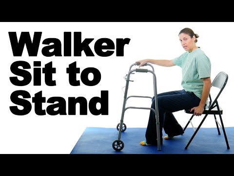 sit to stand with walker